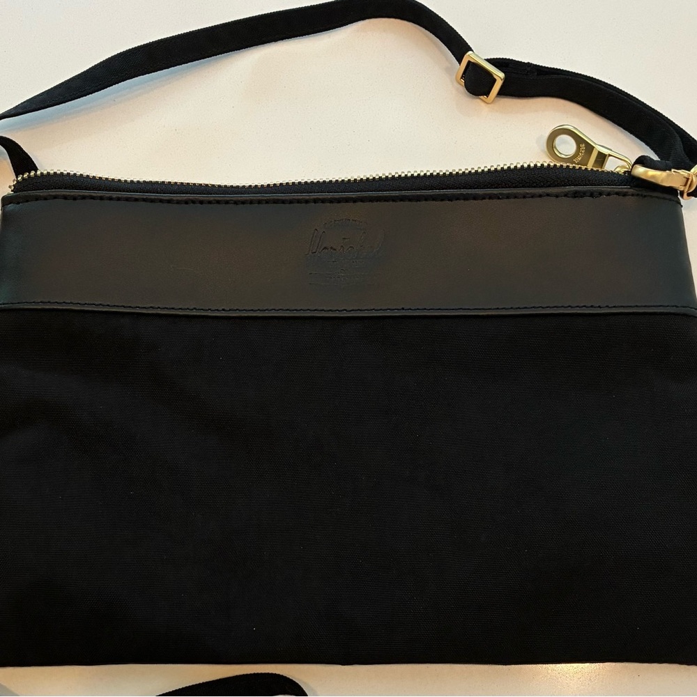 Herschel nylon / leather crossbody bag